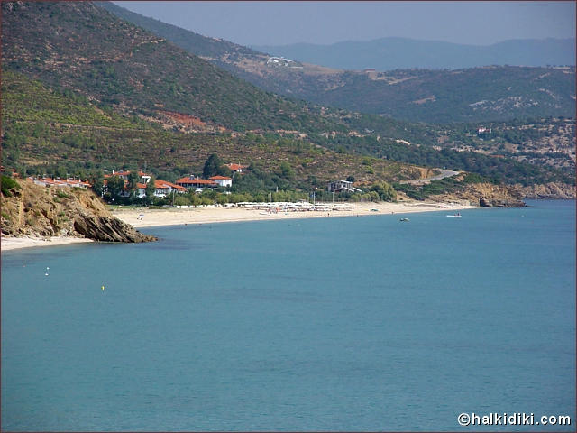 Salonikiou beach, Agios Nikolaos, Halkidiki, Greece